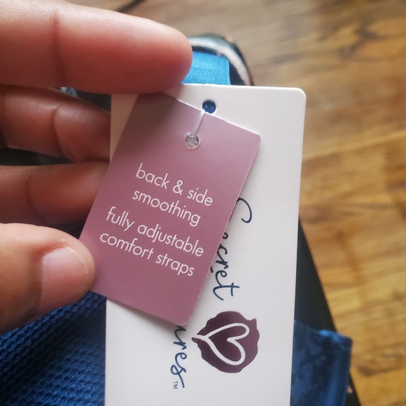 Secret Treasures Navy Blue Lace Detail Push Up Bra Size 36 DD NWT - Picture 7 of 10